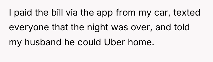 I paid the bill via the app from my car,...