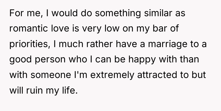 For me, I would do something similar as romantic love...