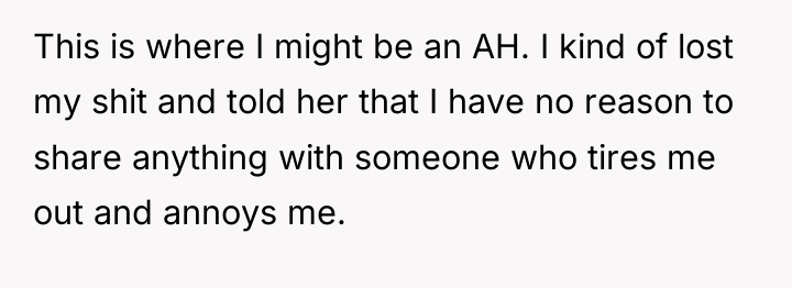 This is where I might be an AH. I kind...
