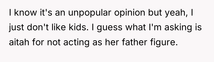 I know it's an unpopular opinion but yeah, I just...