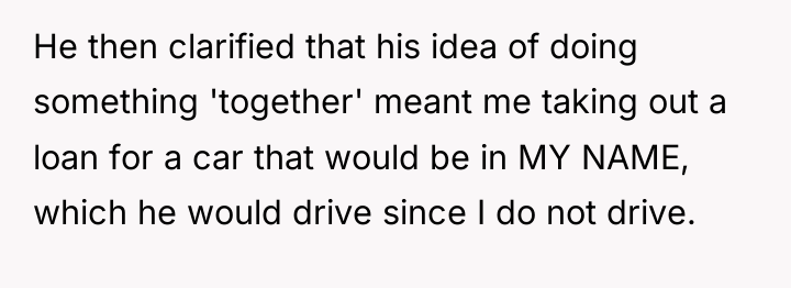 He then clarified that his idea of doing something 'together'...