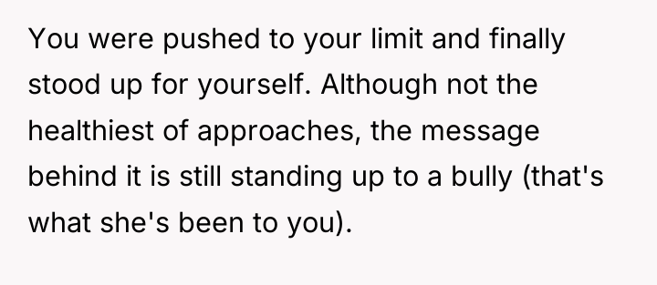 You were pushed to your limit and finally stood up...
