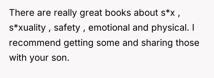 There are really great books about s*x , s*xuality ,...