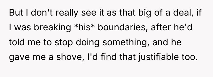 But I don't really see it as that big of...