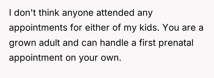 I don't think anyone attended any appointments for either of...