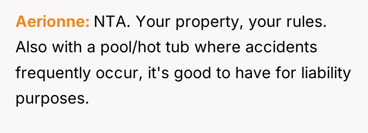 Aerionne NTA. Your property, your rules. Also with a pool/hot...