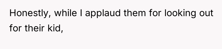 Honestly, while I applaud them for looking out for their...