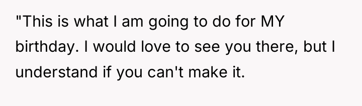 "This is what I am going to do for MY...