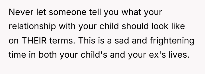 Never let someone tell you what your relationship with your...