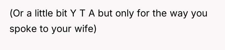 (Or a little bit Y T A but only for...