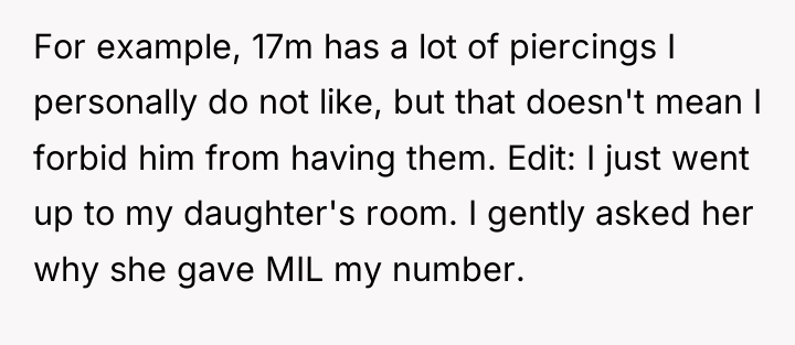 For example, 17m has a lot of piercings I personally...