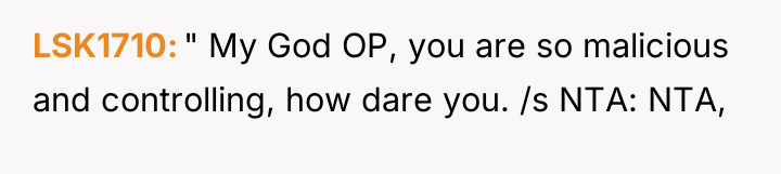 LSK1710 " My God OP, you are so malicious and...