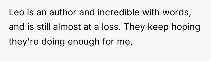 Leo is an author and incredible with words, and is...
