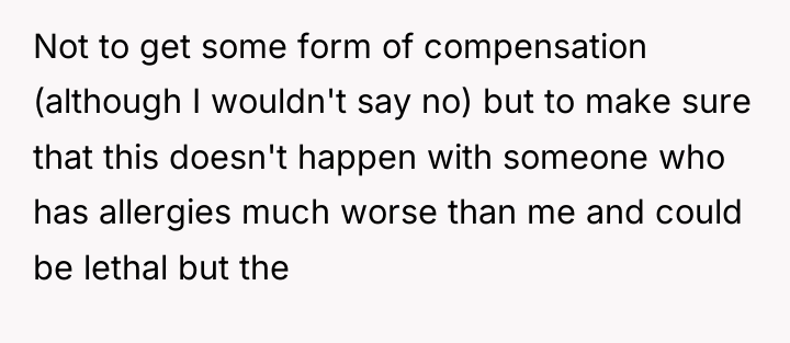 Not to get some form of compensation (although I wouldn't...