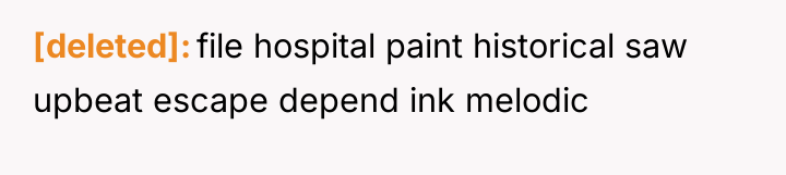 [deleted] file hospital paint historical saw upbeat escape depend ink...