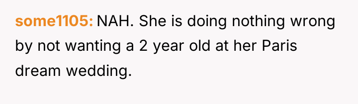 some1105 NAH. She is doing nothing wrong by not wanting...