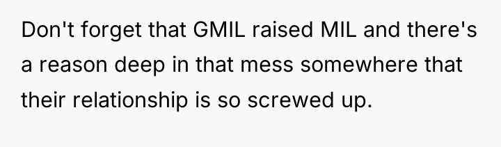 Don't forget that GMIL raised MIL and there's a reason...