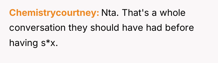 Chemistrycourtney Nta. That's a whole conversation they should have had...
