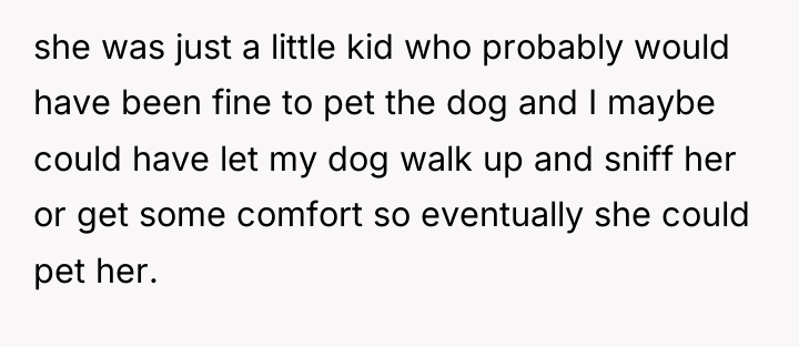 she was just a little kid who probably would have...