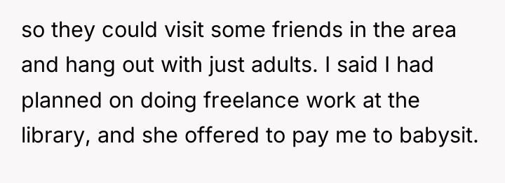 so they could visit some friends in the area and...