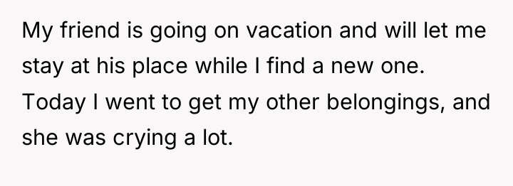 My friend is going on vacation and will let me...