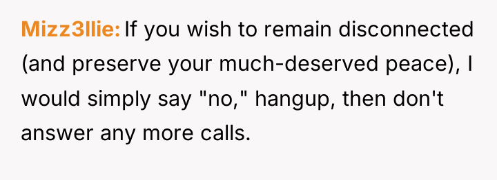 Mizz3llie If you wish to remain disconnected (and preserve your...