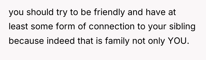 you should try to be friendly and have at least...