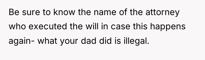 Be sure to know the name of the attorney who...
