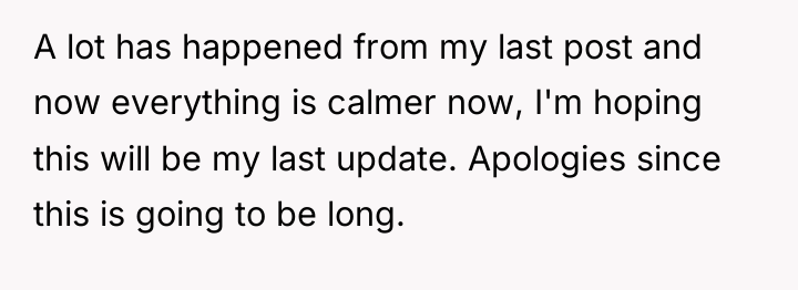 A lot has happened from my last post and now...