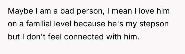 Maybe I am a bad person, I mean I love...