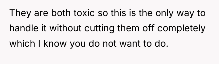 They are both toxic so this is the only way...