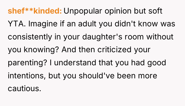 shef**kinded Unpopular opinion but soft YTA. Imagine if an adult...