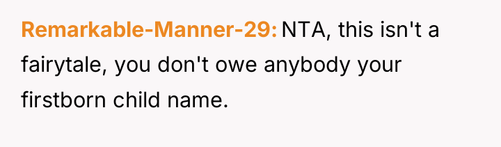 Remarkable-Manner-29 NTA, this isn't a fairytale, you don't owe anybody...