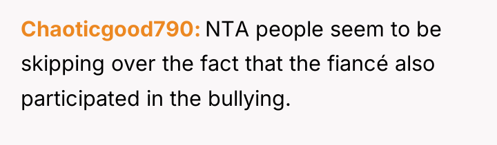 Chaoticgood790 NTA people seem to be skipping over the fact...