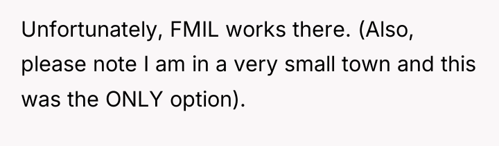Unfortunately, FMIL works there. (Also, please note I am in...