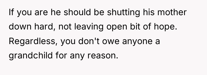 If you are he should be shutting his mother down...