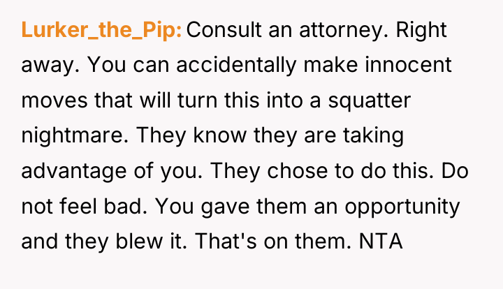 Lurker_the_Pip Consult an attorney. Right away. You can accidentally make...