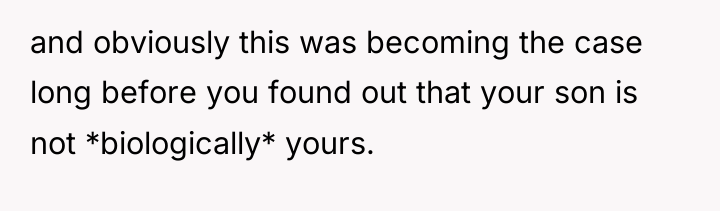 and obviously this was becoming the case long before you...