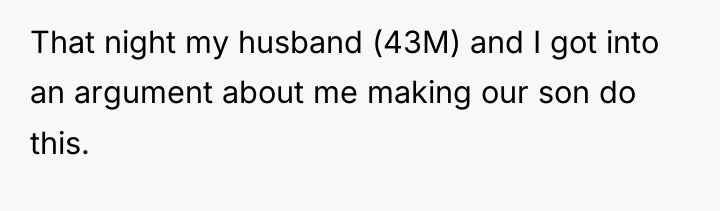 That night my husband (43M) and I got into an...