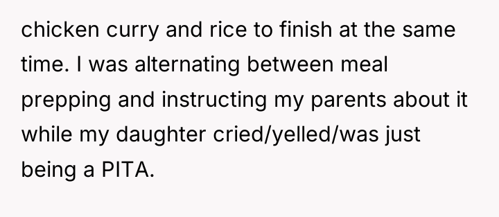 chicken curry and rice to finish at the same time....