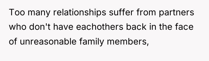 Too many relationships suffer from partners who don't have eachothers...
