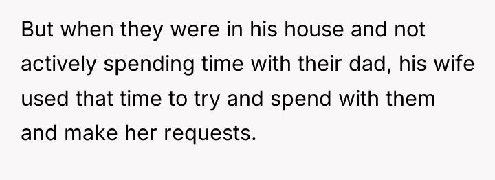 But when they were in his house and not actively...