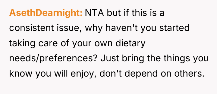AsethDearnight NTA but if this is a consistent issue, why...