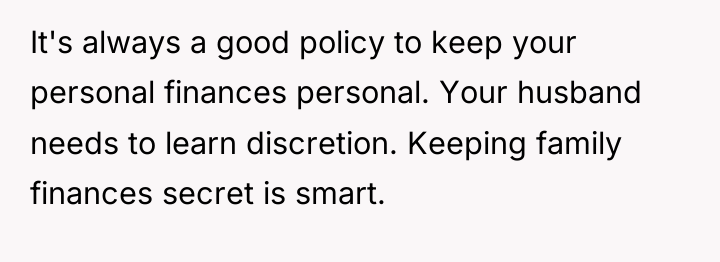 It's always a good policy to keep your personal finances...
