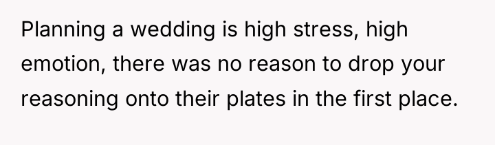 Planning a wedding is high stress, high emotion, there was...