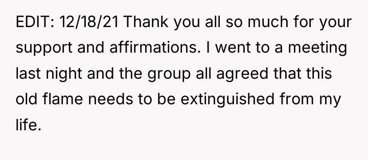 EDIT: 12/18/21 Thank you all so much for your support...