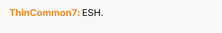 ThinCommon7 ESH.