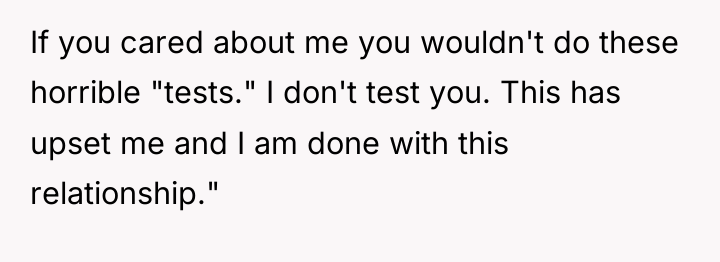 If you cared about me you wouldn't do these horrible...