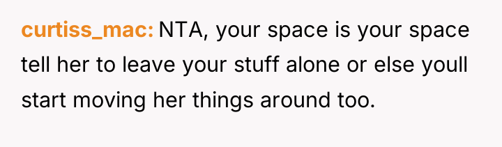 curtiss_mac NTA, your space is your space tell her to...