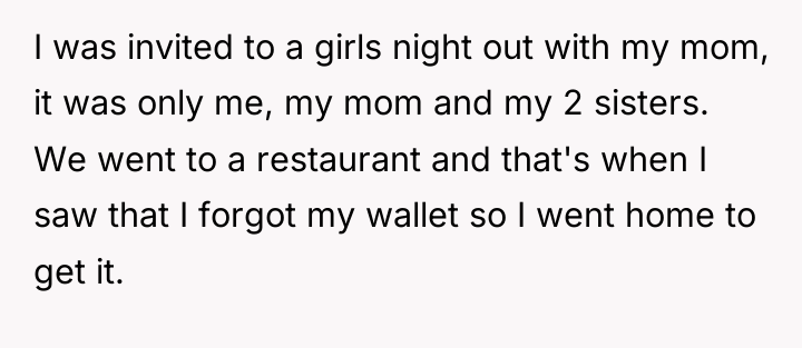 I was invited to a girls night out with my...